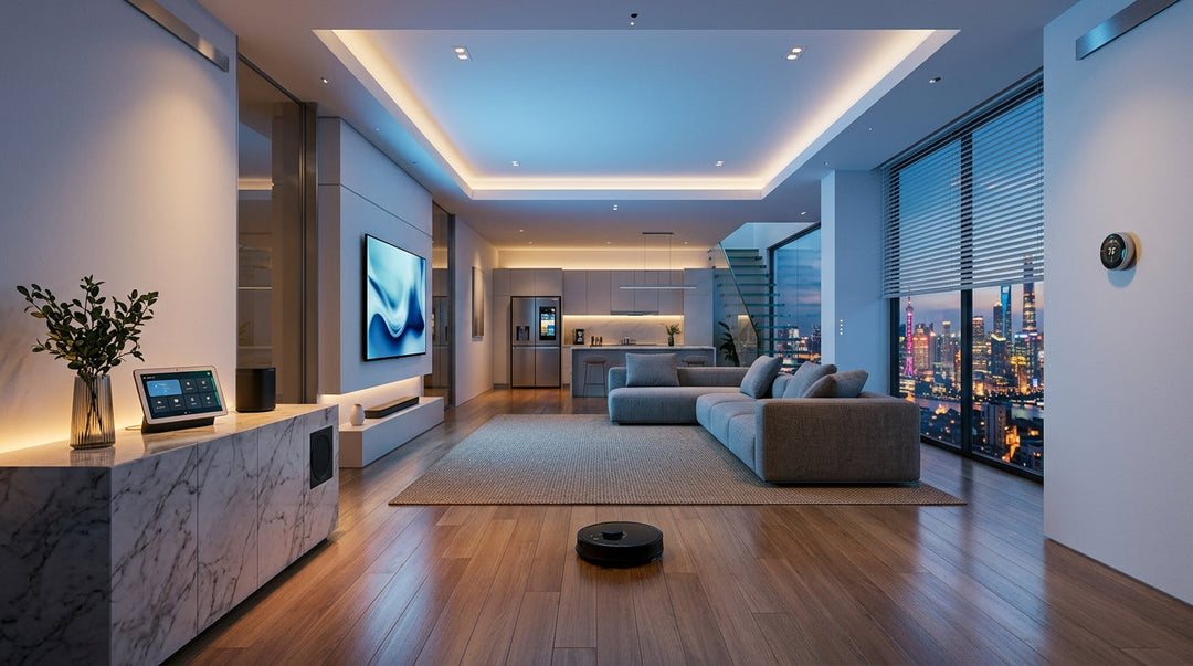 Home Automation Trends book cover showing future smart home technology concepts