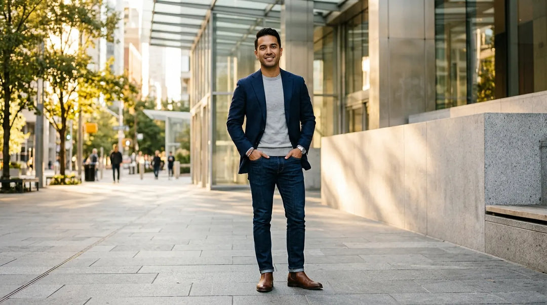 stretch jeans men — hero visual