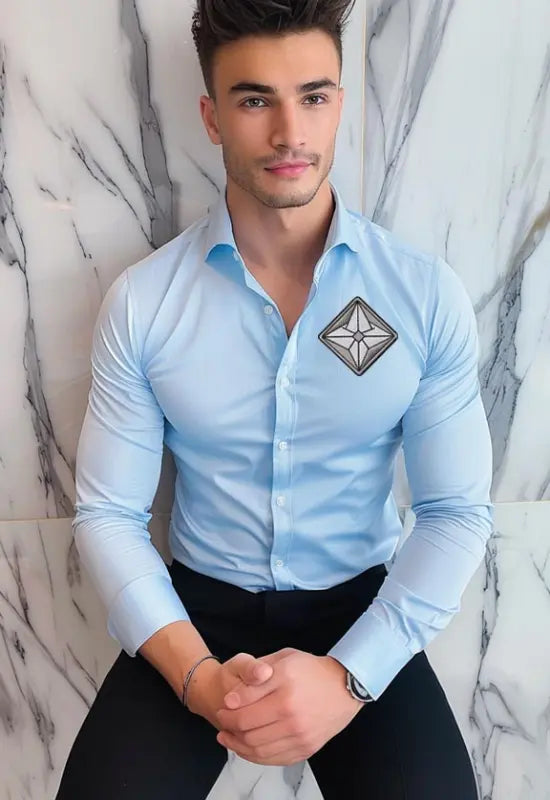 Aeon | Men’s | AuraShield | Long Sleeve | Dress Shirt | Emf