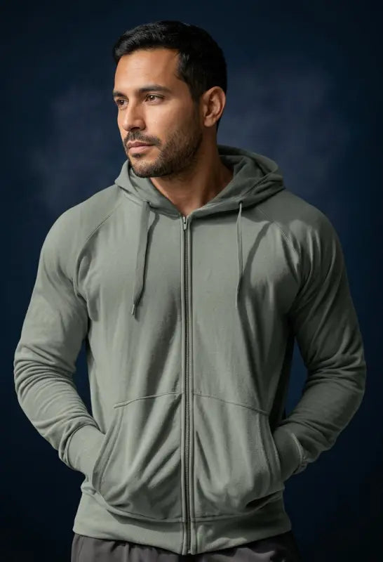 Aether | Faraday | Men | Lightweight | Heavyweight | EMF Protection | Zip Up | Faraday Hoodie |
