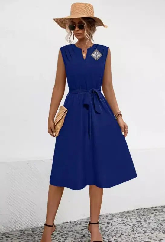 Ayla | Women’s | AuraShield | Sleeveless | Pleated | Tied