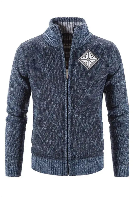 Casual Long Sleeve Men’s Knitting Cardigan Sweater e83