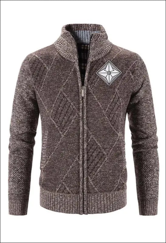 Casual Long Sleeve Men’s Knitting Cardigan Sweater e83