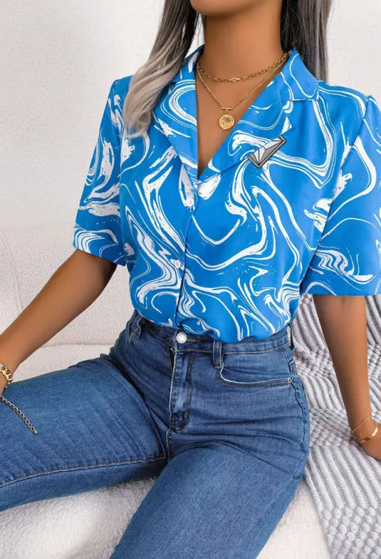 Ethereal | AuraShield | Women’s | Short Sleeve Shirt e65