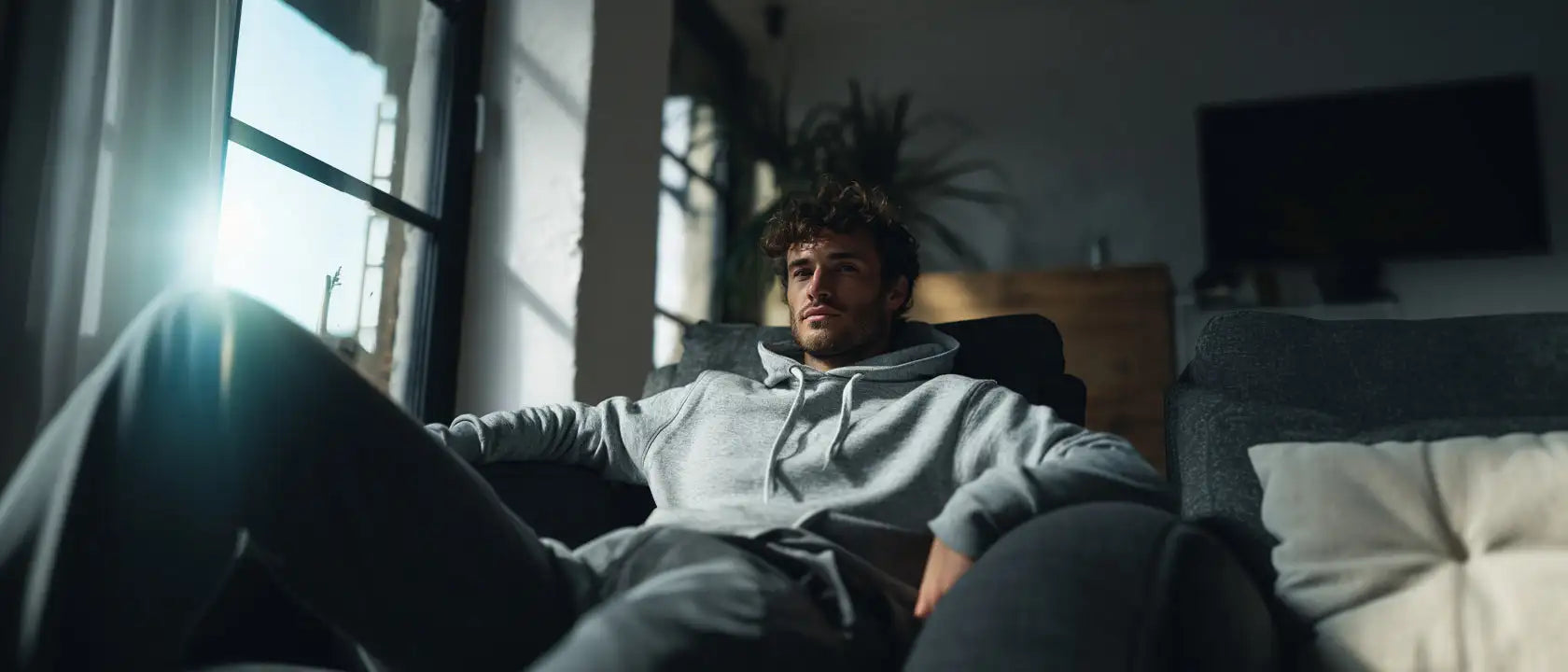 Relaxing in Proteck'd EMF shielding apparel