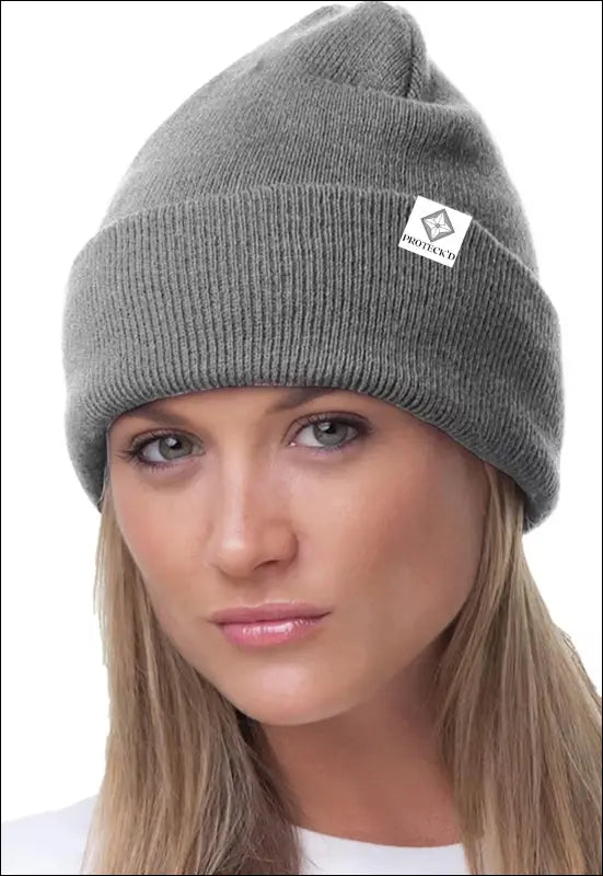 Women’s Faraday Silver Lined Emf Proof Beanie e12.10
