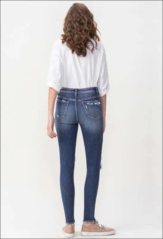 Full Size High Rise Skinny Jeans e27.0 | Emf - Women’s