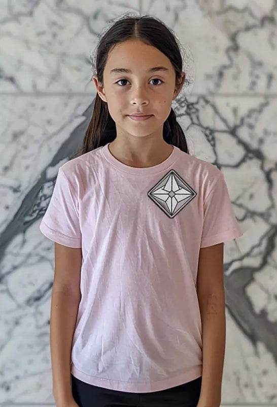 Kids AuraShield Shirt Pastel Pink e1.6 | Emf - X Small