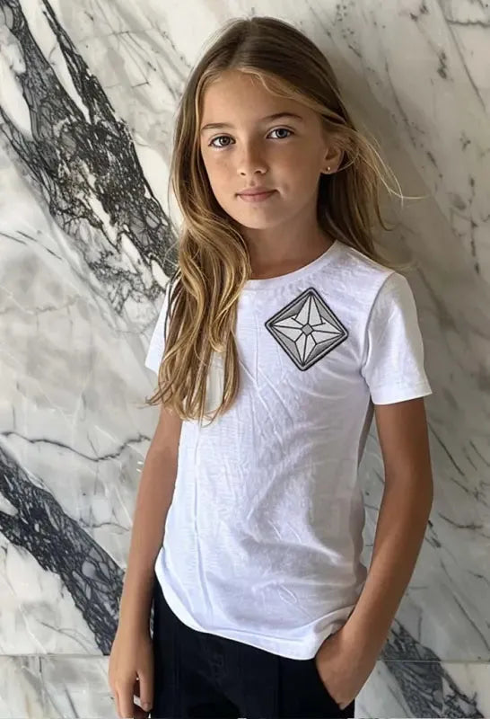 Kids AuraShield White Shirt e1.1 | Emf - YShirt