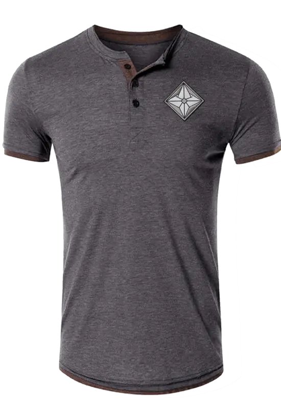Lightweight AuraShield Henley Shirt e6.10 | Emf Clearance