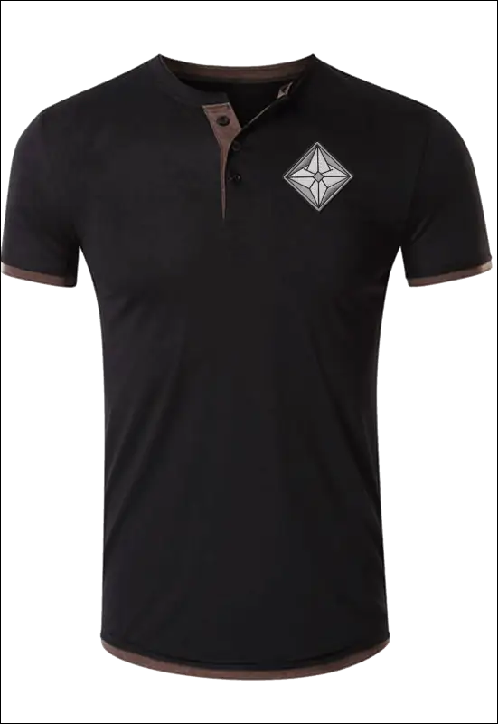 Lightweight Henley Shirt e6.10 | Emf - Small / Black