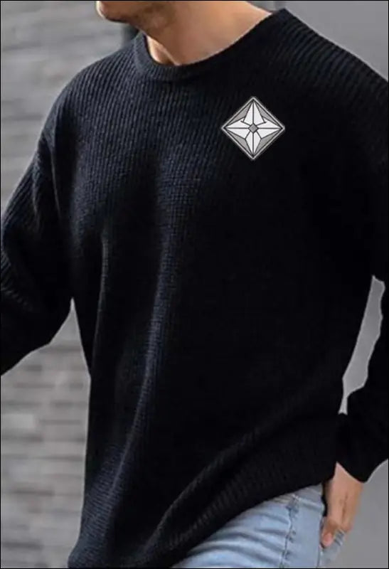 Lightweight Knit Sweater e68.15 | Emf - Small / Black