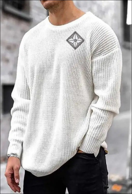 Lightweight Knit Sweater e68.15 | Emf - Small / White