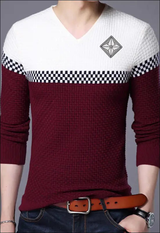 Lightweight Sweater e63.0 | Emf - X Small / Burgundy
