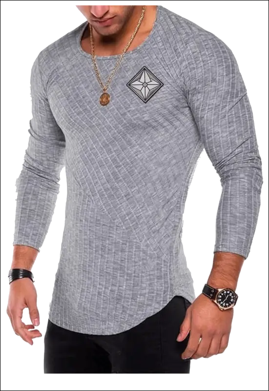 Long Sleeve Shirt e30.0 | Emf - Small / Light Gray Men’s