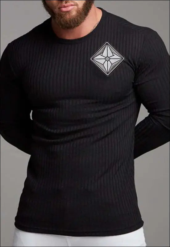 Long Sleeve Shirt e31.0 | Emf - Small / Black - Men’s Shirts
