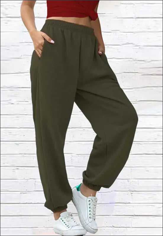 Lounge Cotton Pants e4.0 | Emf - Small / Hidden Dark Green