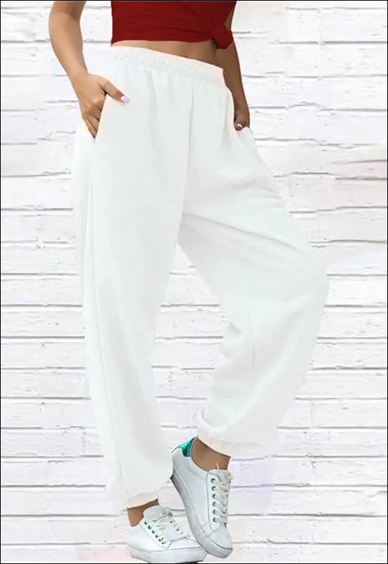 Lounge Cotton Pants e4.0 | Emf - Small / Hidden White