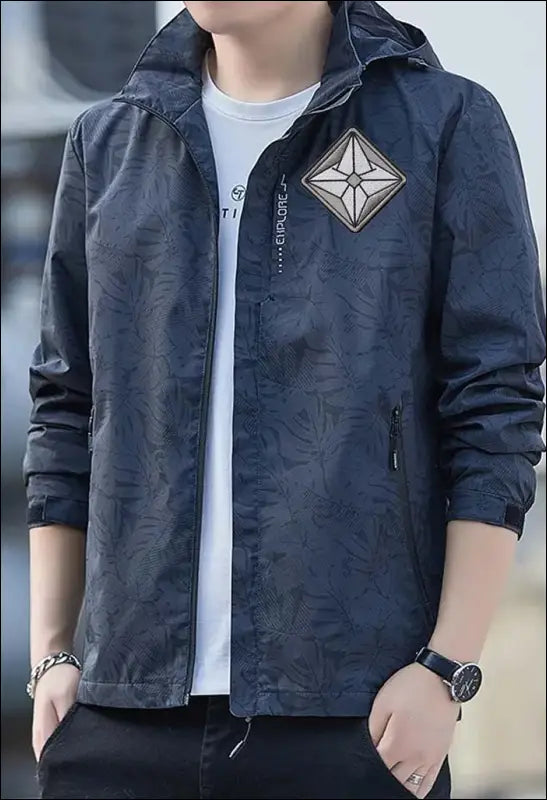 Men’s Fashion Zipper Camouflage Sports Jacket e26 | Emf