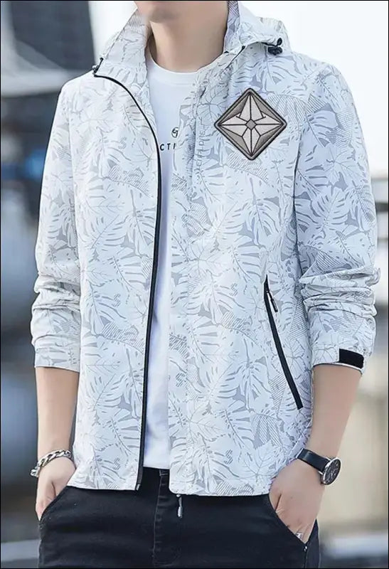 Men’s Fashion Zipper Camouflage Sports Jacket e26 | Emf