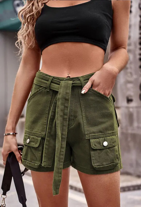 Meta | AuraShield | Denim | Casual Shorts e48 | Emf | Small