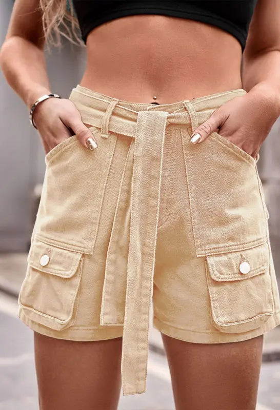 Meta | AuraShield | Denim | Casual Shorts e48 | Emf | Small