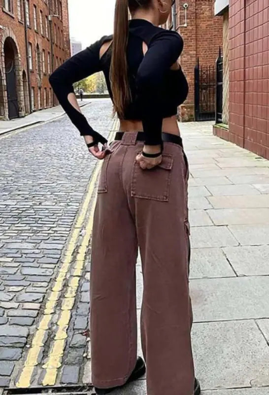 Shadow | AuraShield | Women’s | High Waist | Straight Cargo