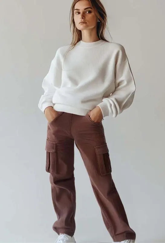 Shadow | AuraShield | Women’s | High Waist | Straight Cargo