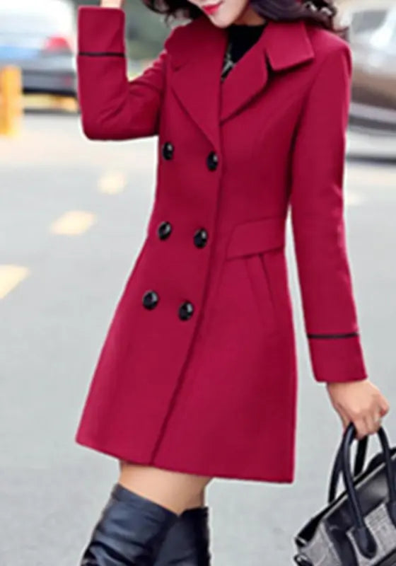 Solar | AuraShield | Women’s | Long Peacoat | Emf Coat