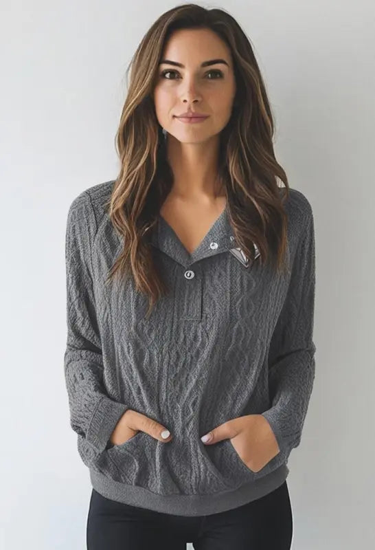 Stellar | AuraShield | Women's | Textured | Long Sleeve Sweater | Emf Sweater |