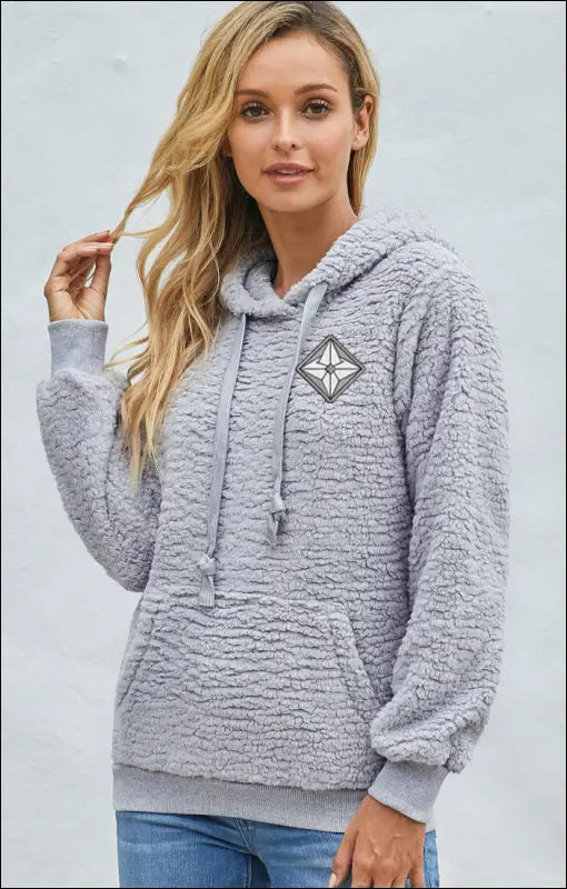 Thick Fuzzy Sweater e71.0 | Emf - Small / Gray - Women’s