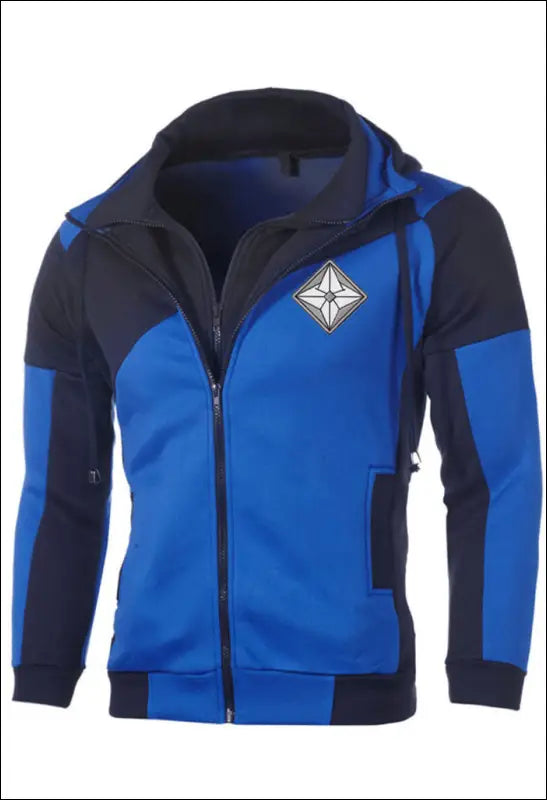 Women’s Thick Zip Up Hoodie e16.0 | Emf - Small / Blue