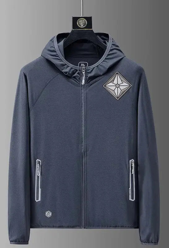 Vylon | AuraShield | Men’s | Ultra-Thin | Hooded | Zipper