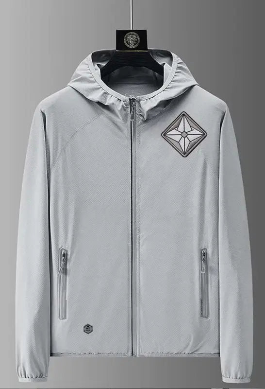 Vylon | AuraShield | Men’s | Ultra-Thin | Hooded | Zipper