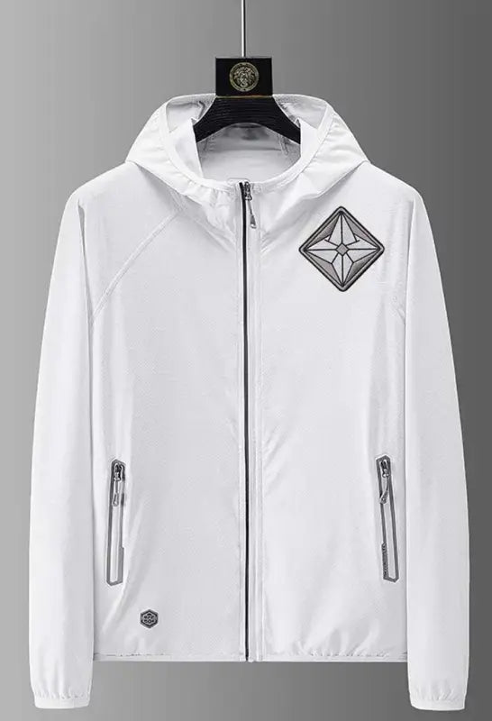 Vylon | AuraShield | Men’s | Ultra-Thin | Hooded | Zipper