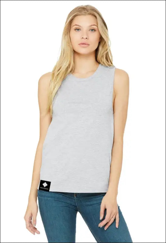Women’s Faraday Silver Lined Emf Proof Tank Top Shirt