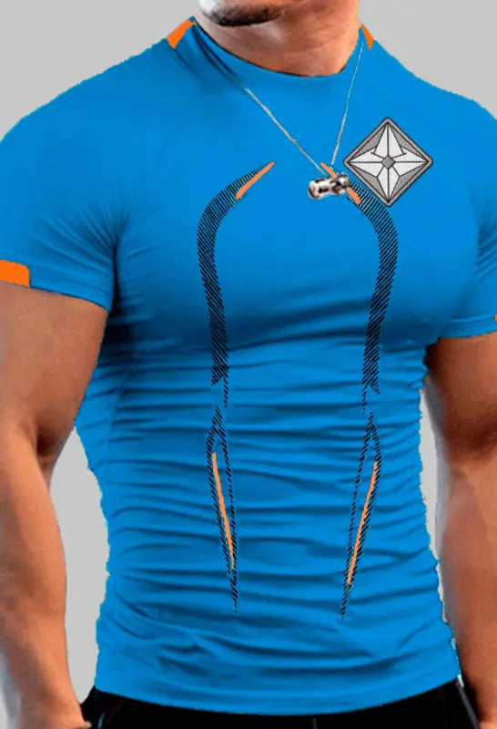 Zeal | Aurashield | Men's | Fitness | Compression | Short-Sleeved T-Shirt e53.0 | Emf Shirt |