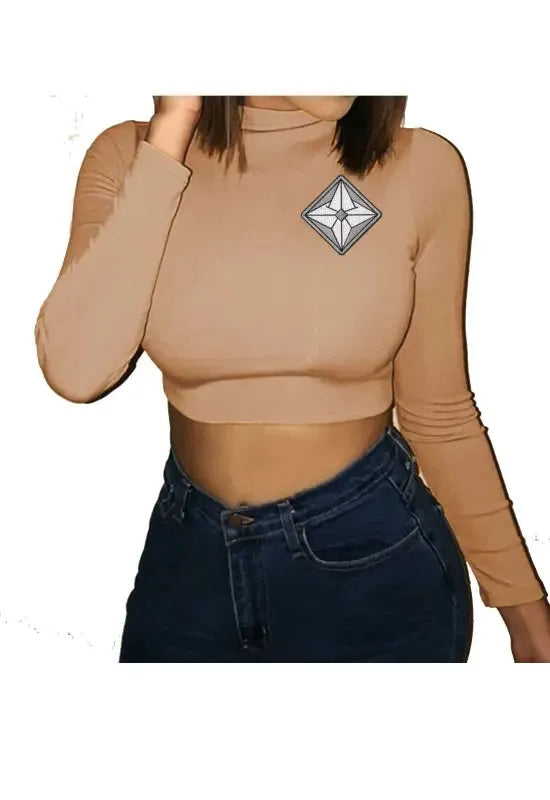 Zen | AuraShield Compression Top e14.1 Emf Crop - Women’s